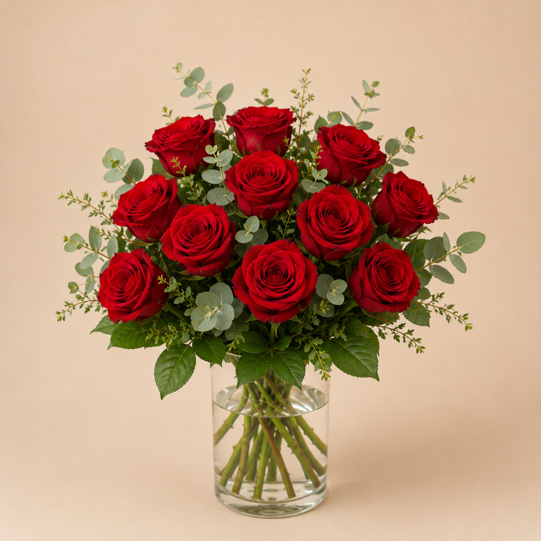 Rozenboeket rood