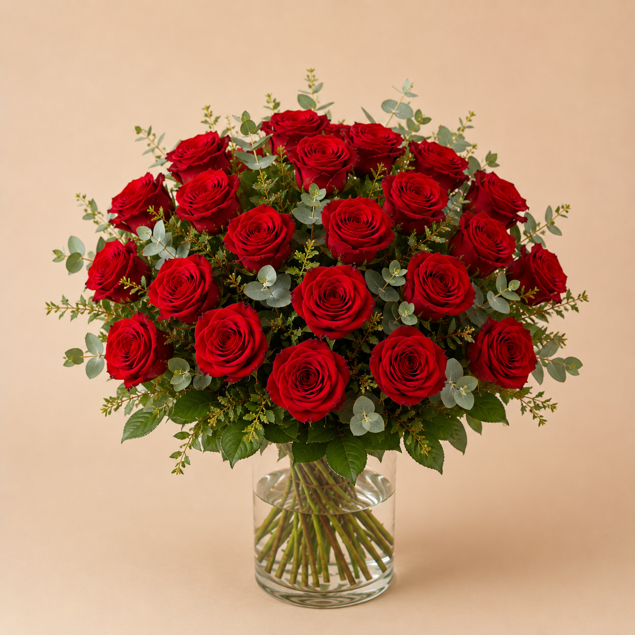 Rozenboeket rood