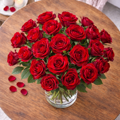 EverRed - XL Red Roses - 60cm